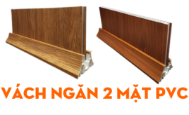 TẤM VÁCH NGĂN PVC 2 MẶT
