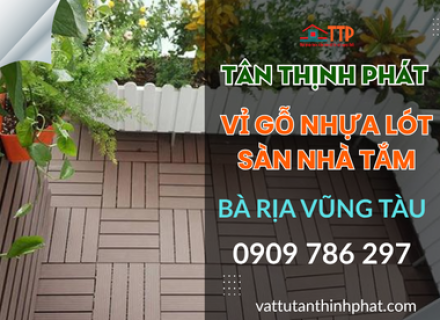 Vỉ gỗ nhựa lót sàn nhà tắm Bà Rịa Vũng Tàu