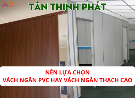 Nên dùng vách ngăn nhựa hay vách thạch cao ngăn phòng?