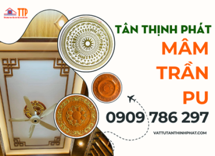 MÂM TRẦN PU TRANG TRÍ NỘI THẤT THẤT CAO CẤP