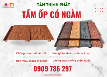Khám phá tấm ốp có ngàm 2D & 3D Tân Thịnh Phát Bà Rịa Vũng Tàu