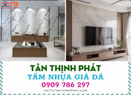 Báo Giá Tấm Nhựa Giả Đá - Tấm Nhựa Ốp Tường PVC Giả Đá