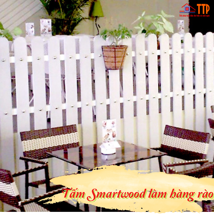 Tấm Smartwood làm hàng rào - Tân Thịnh Phát
