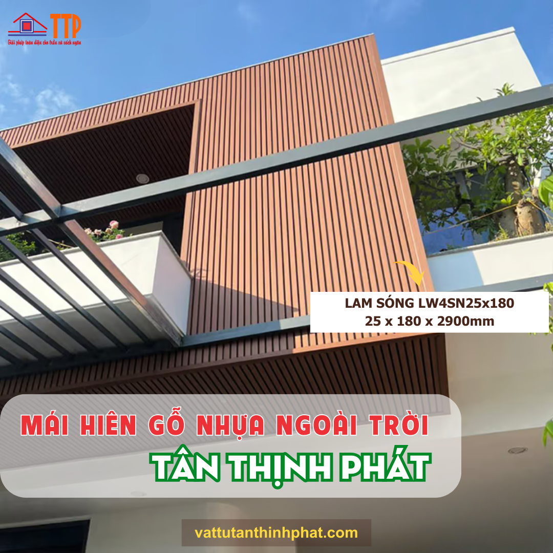 mái hiên gỗ nhựa ngoài trời bà rịa vũng tàu