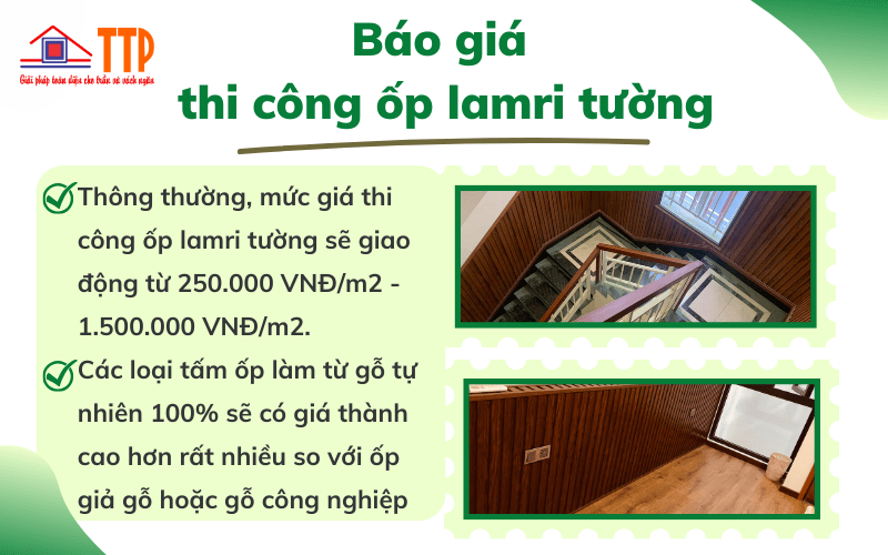 Báo giá thi công tấm ốp lamri bà rịa vũng tàu