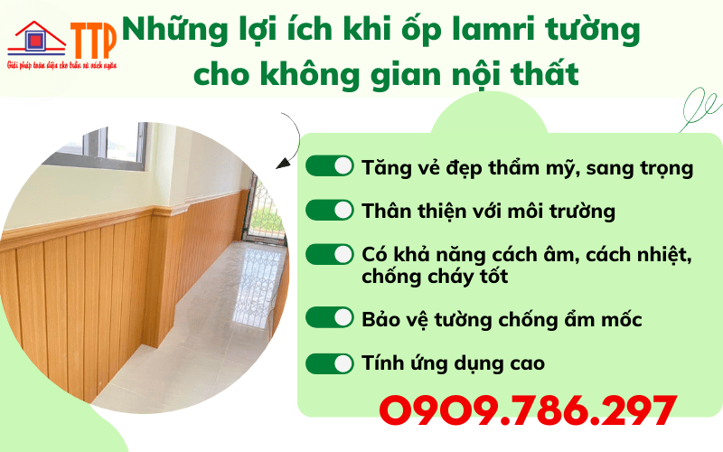 Lời ích của ốp tấm lamri bà rịa vũng tàu