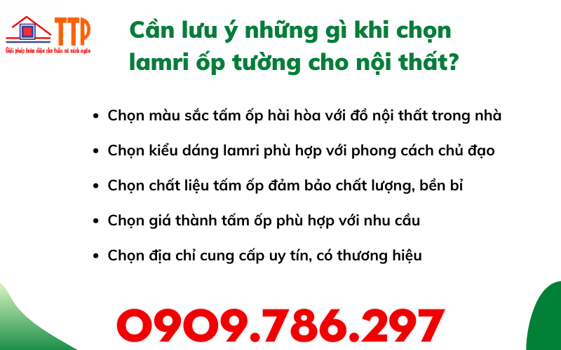 lưu ý khi sử dụng tấm ốp lamri ốp nội thất bà rịa vũng tàu