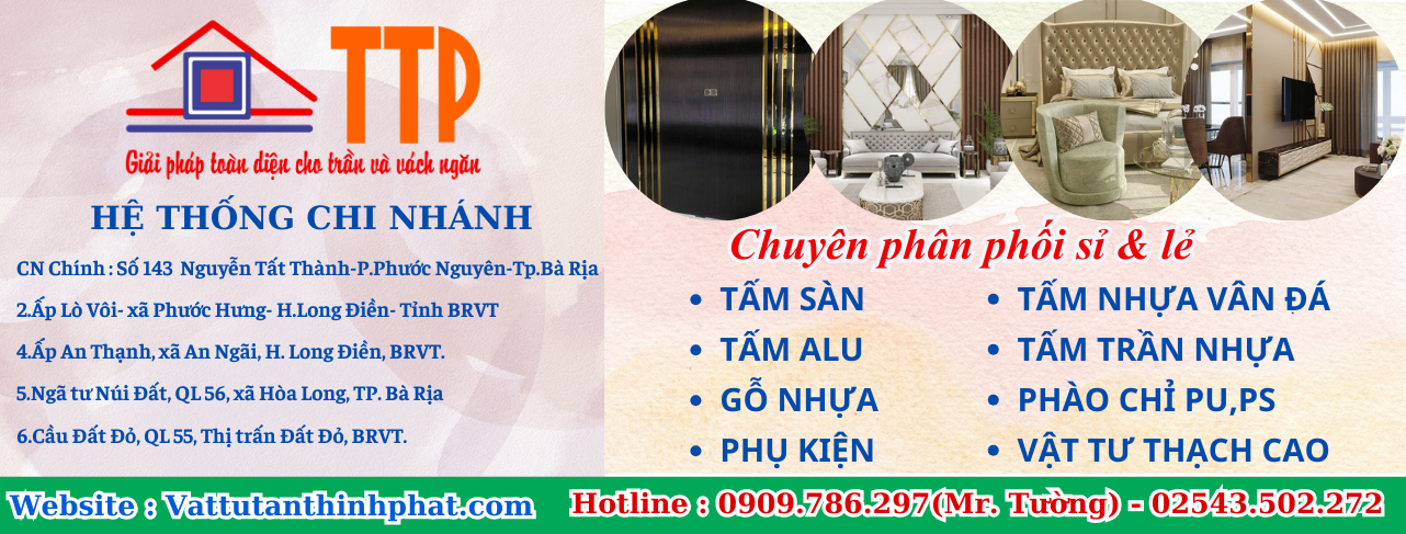 Tổng kho vật liệu xây dựng Bà Rịa Vũng Tàu