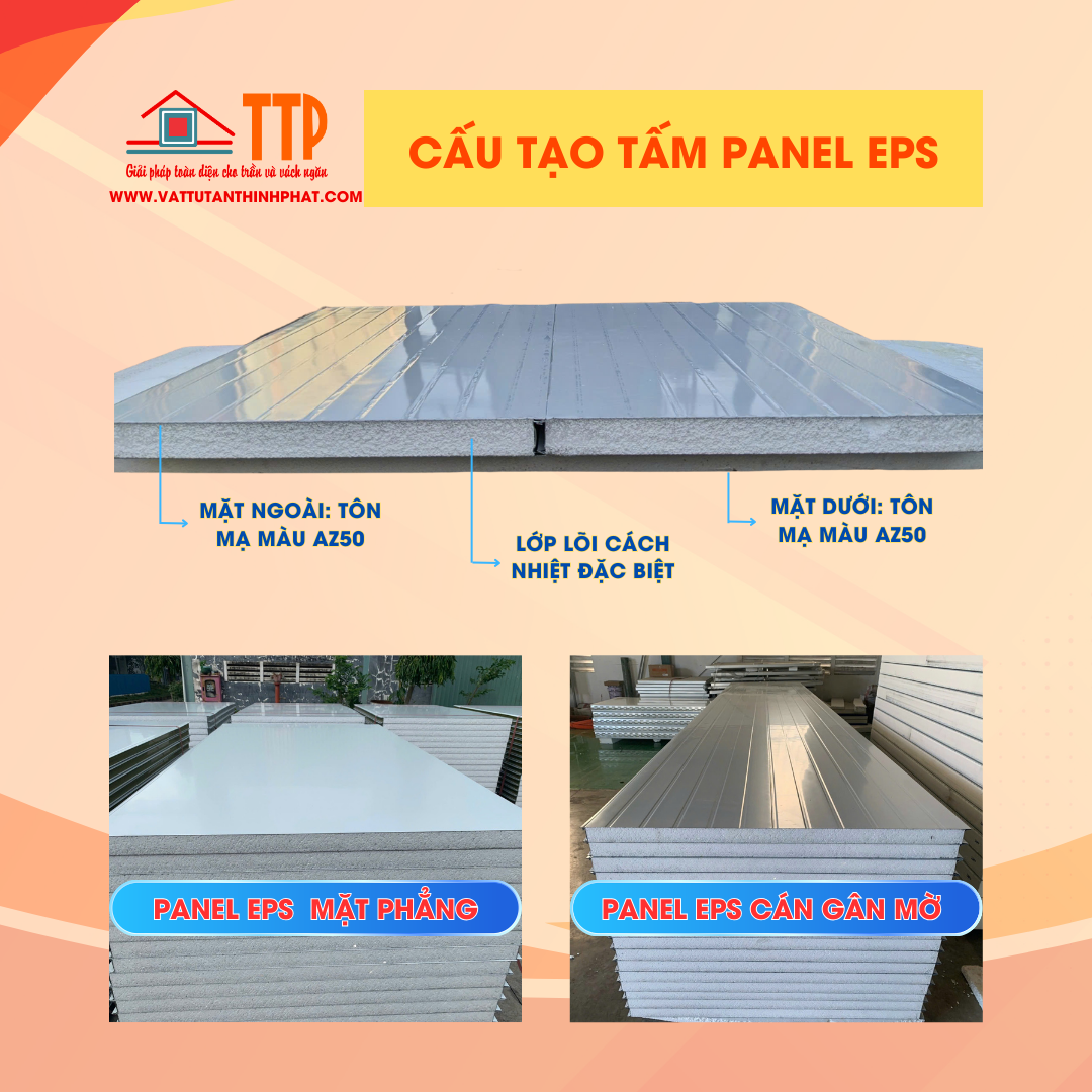 Cấu tạo tấm Panel EPS