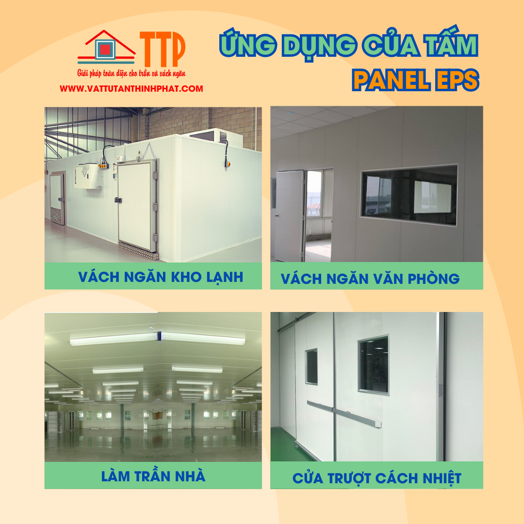 Ứng dụng của tấm Panel EPS