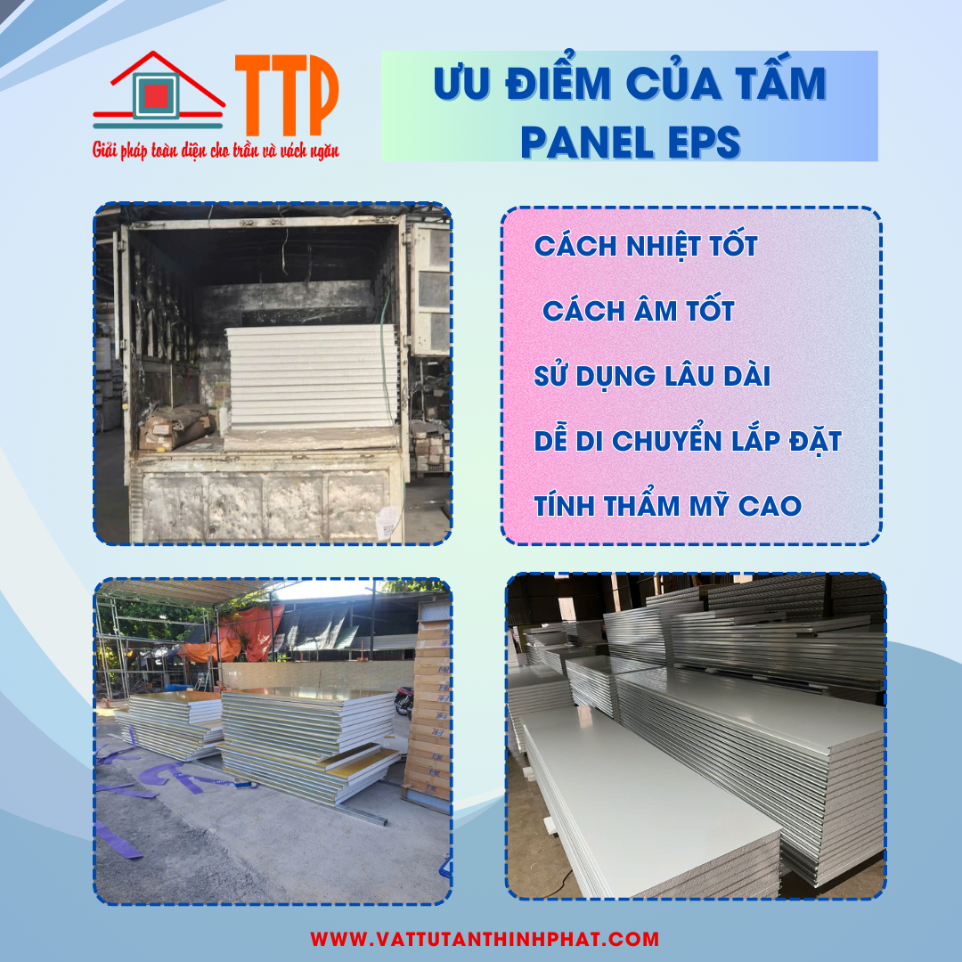 Ưu điểm tấm panel eps