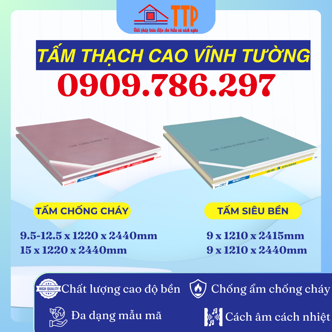 tấm thạch cao vĩnh tường bà rịa vũng tàu