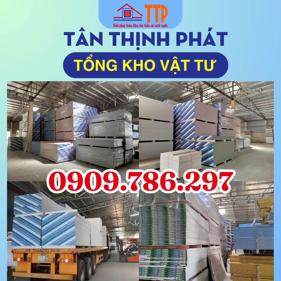 tổng kho tấm thạch cao bà rịa vũng tàu