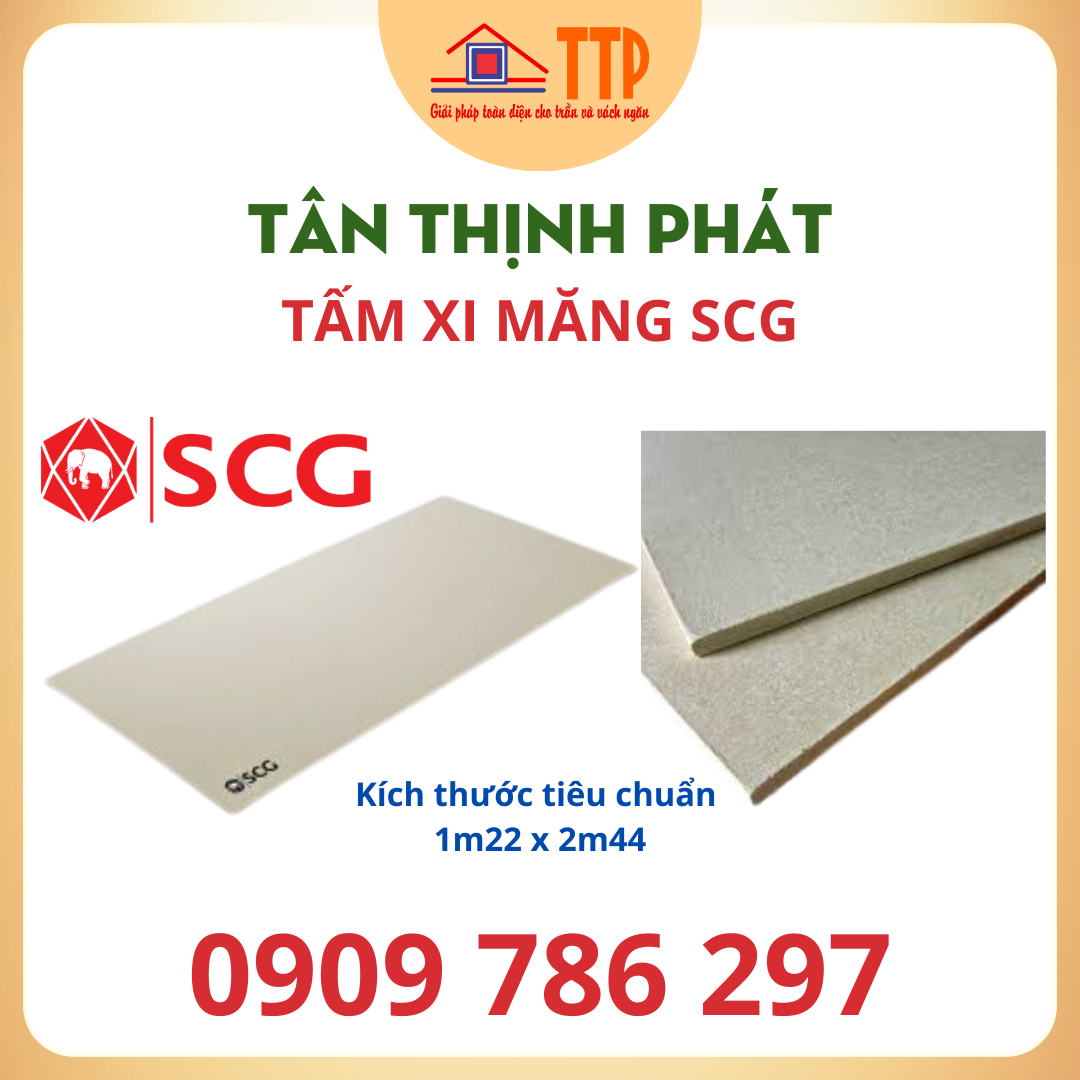 Tấm xi măng Cemboard SCG Bà Rịa Vũng Tàu
