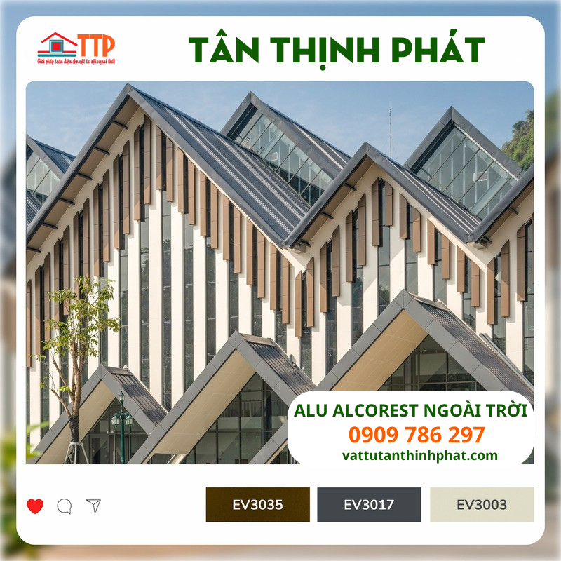 Báo Giá Tấm ALU ALCOREST Ngoài Trời Chính Hãng Giá Tốt