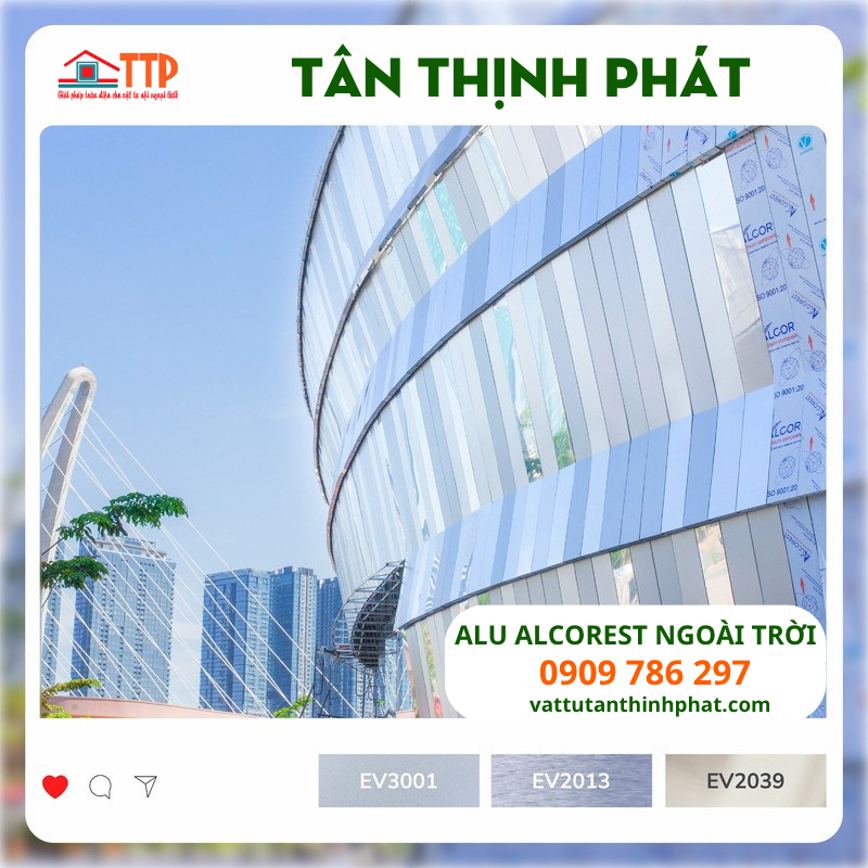 Báo Giá Tấm ALU ALCOREST Ngoài Trời Chính Hãng Giá Tốt