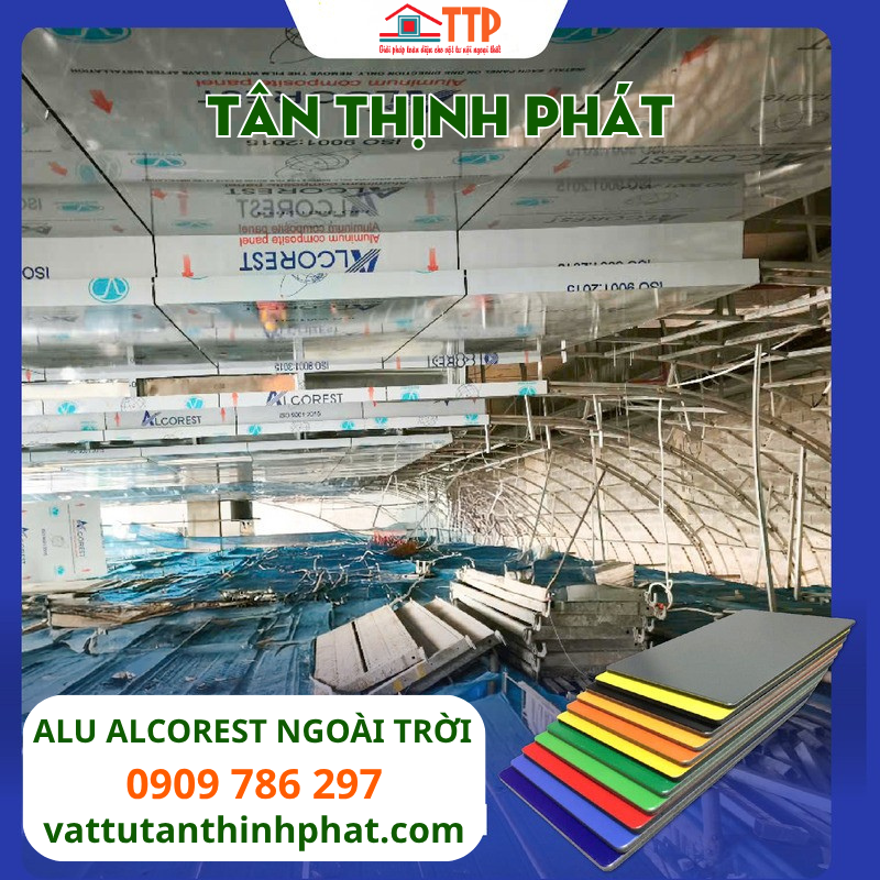 Báo Giá Tấm ALU ALCOREST Ngoài Trời Chính Hãng Giá Tốt