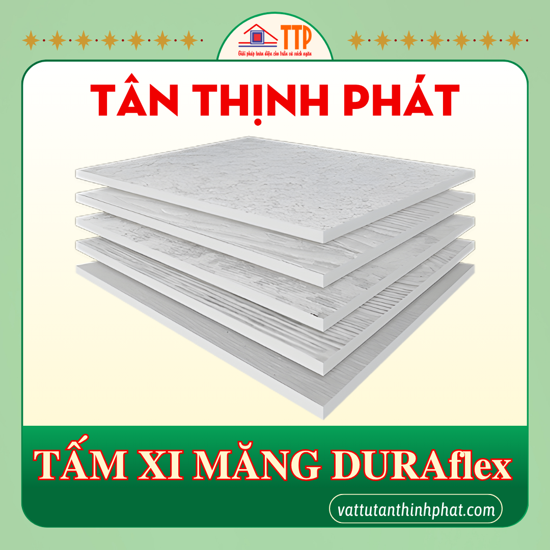 Giá tấm xi măng DURAflex lót sàn, làm vách mới nhất 2026