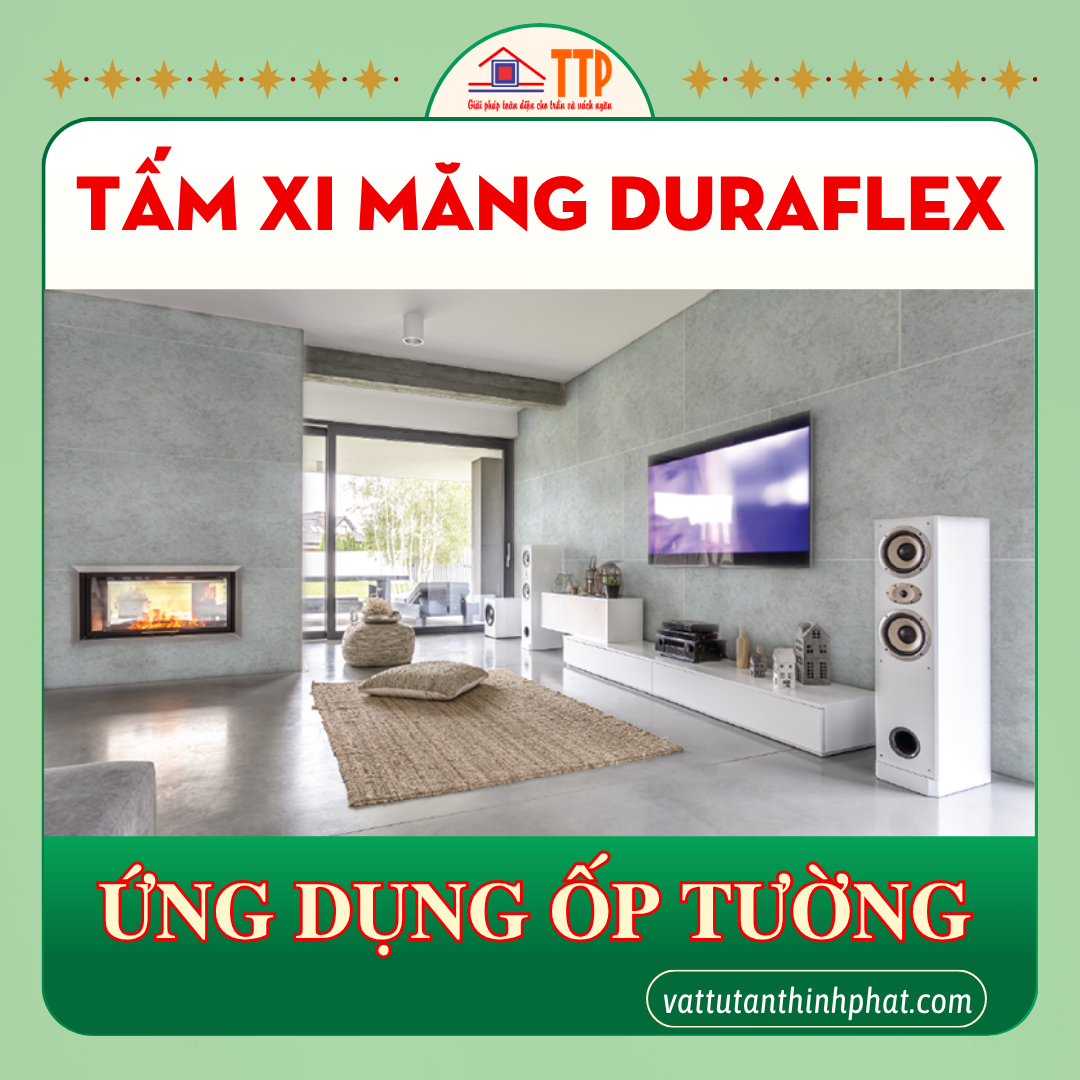 Giá tấm xi măng DURAflex lót sàn, làm vách mới nhất 2026