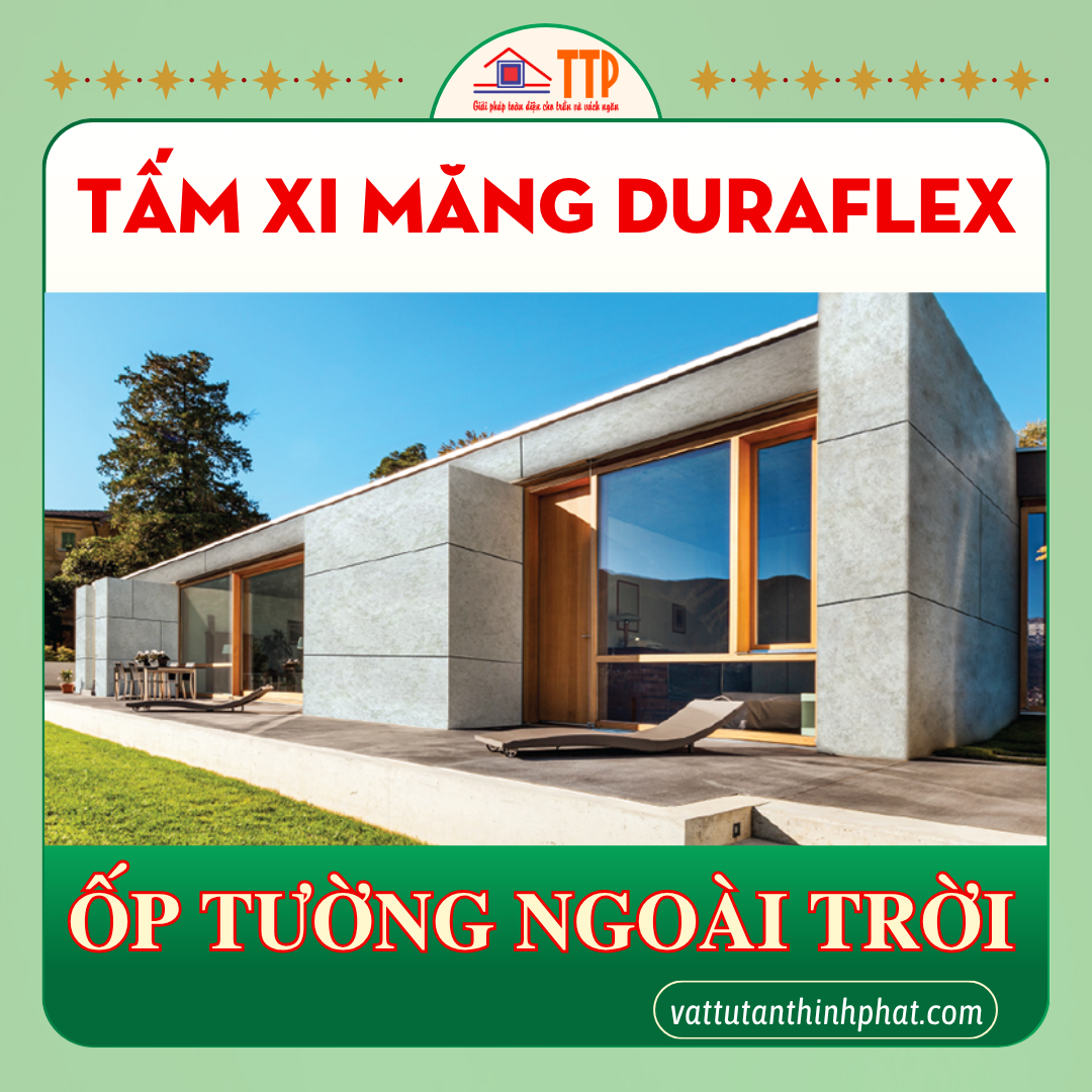 Giá tấm xi măng DURAflex lót sàn, làm vách mới nhất 2026