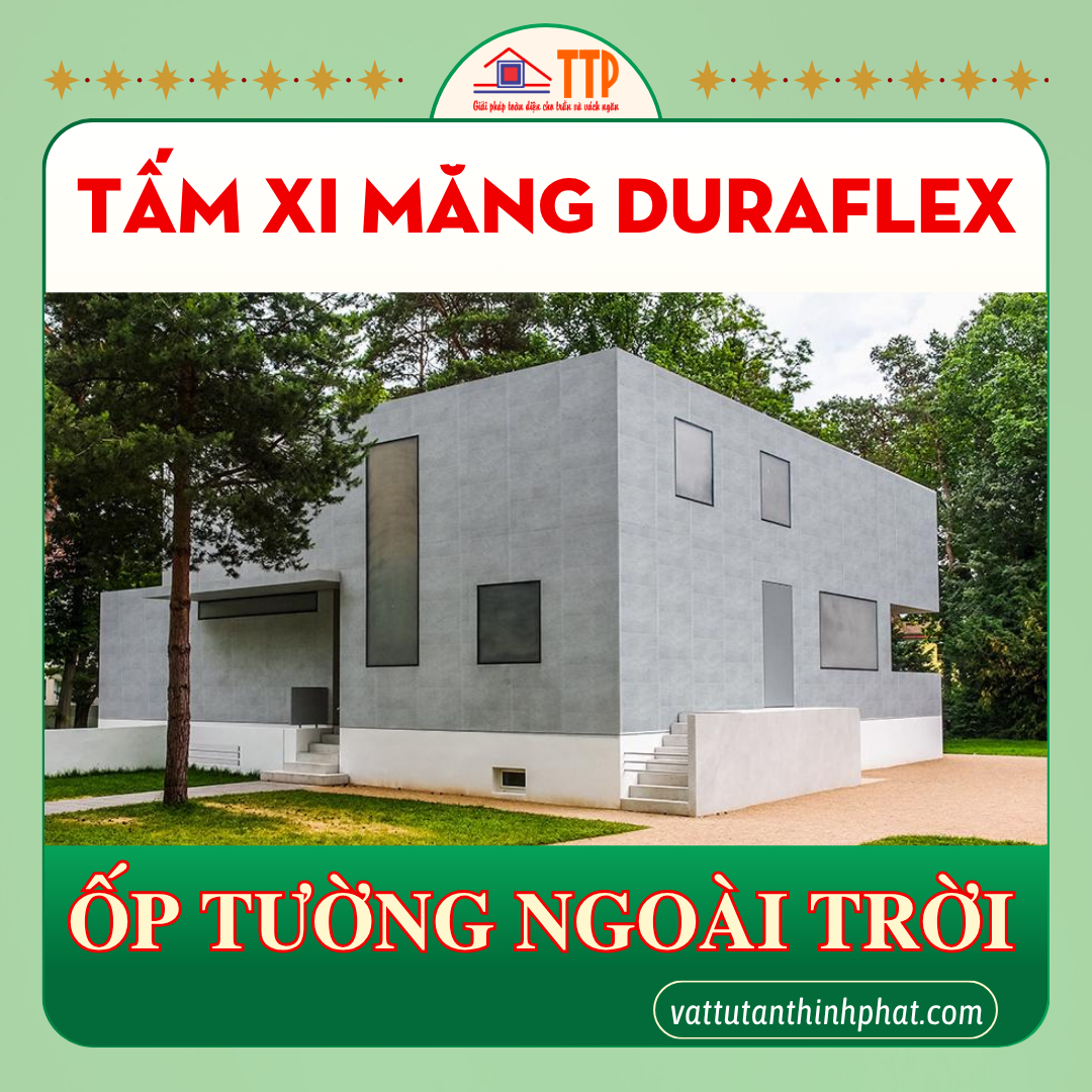 Giá tấm xi măng DURAflex lót sàn, làm vách mới nhất 2026
