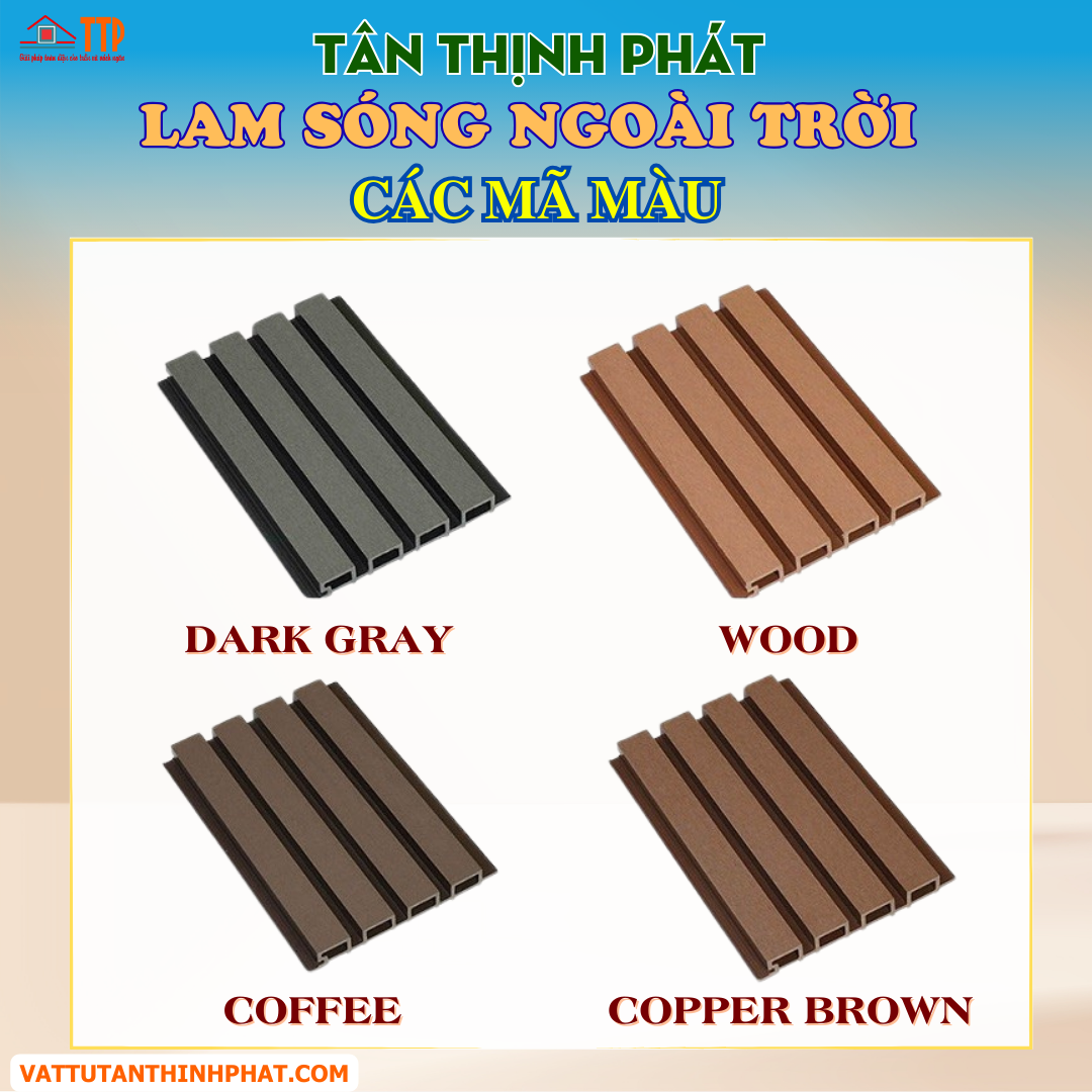 lam sóng gỗ nhựa ngoài trời lam sóng gỗ nhựa ngoài trời