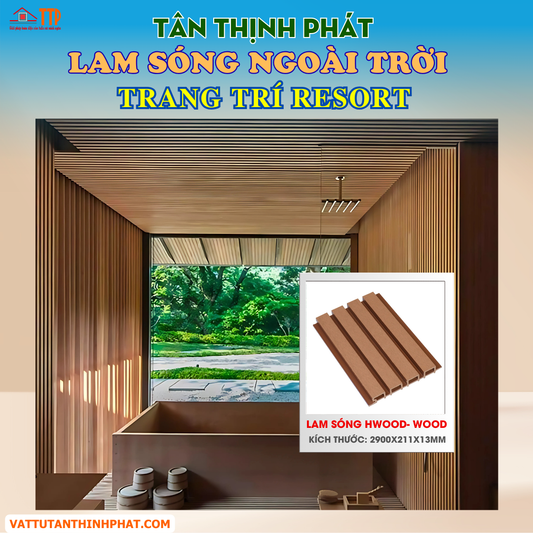 lam sóng gỗ nhựa ngoài trời lam sóng gỗ nhựa ngoài trời