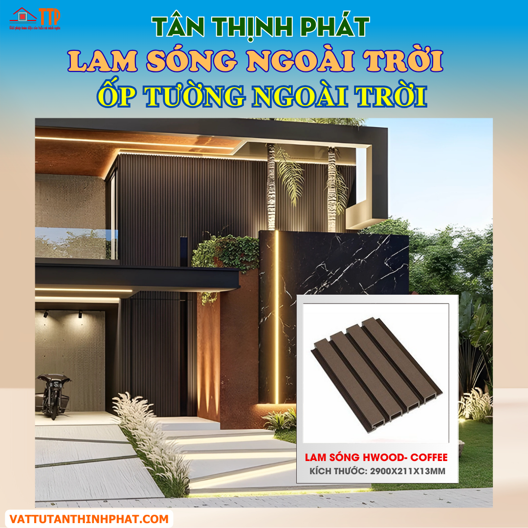 lam sóng gỗ nhựa ngoài trời lam sóng gỗ nhựa ngoài trời