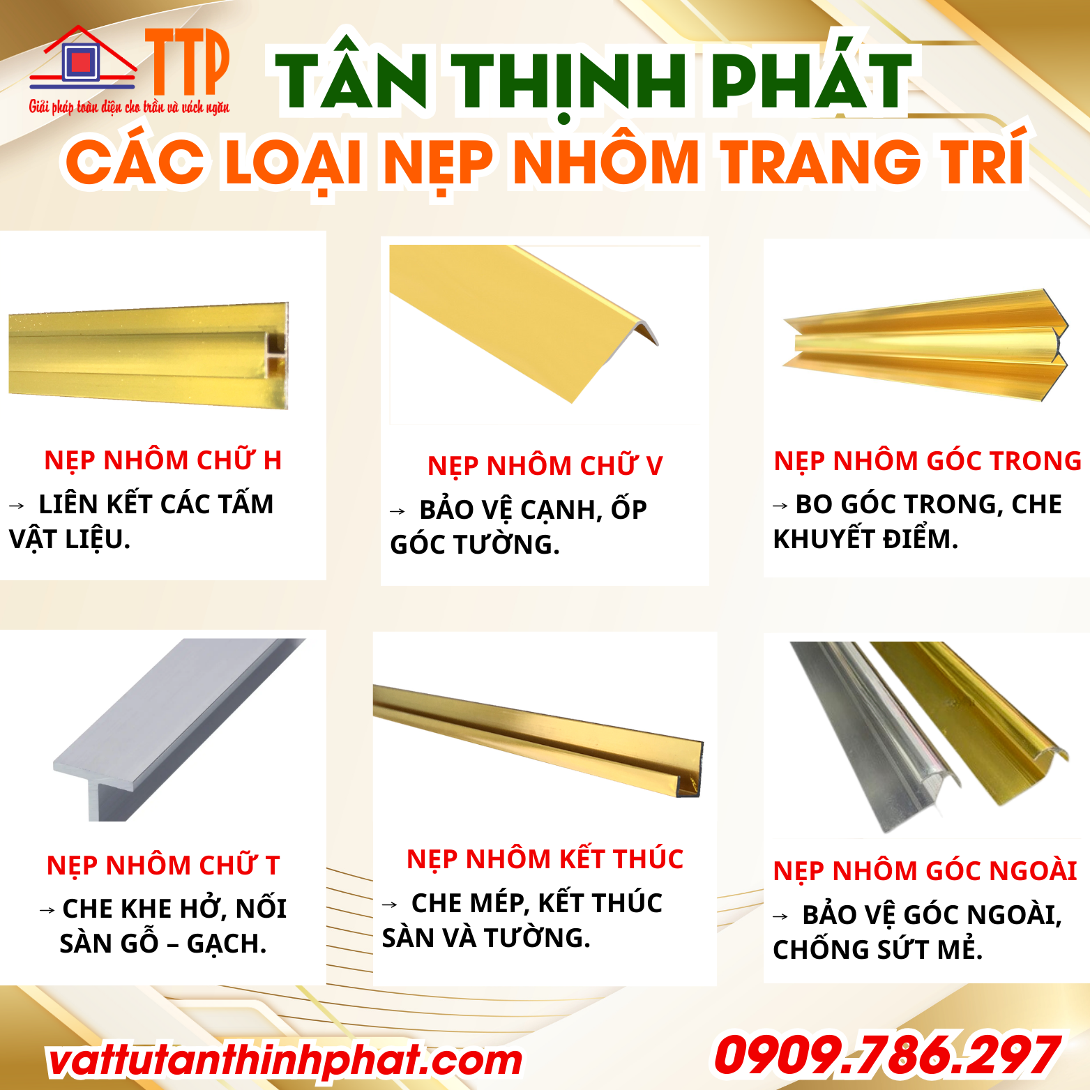 nẹp nhôm và nẹp inox bà rịa vũng tàu