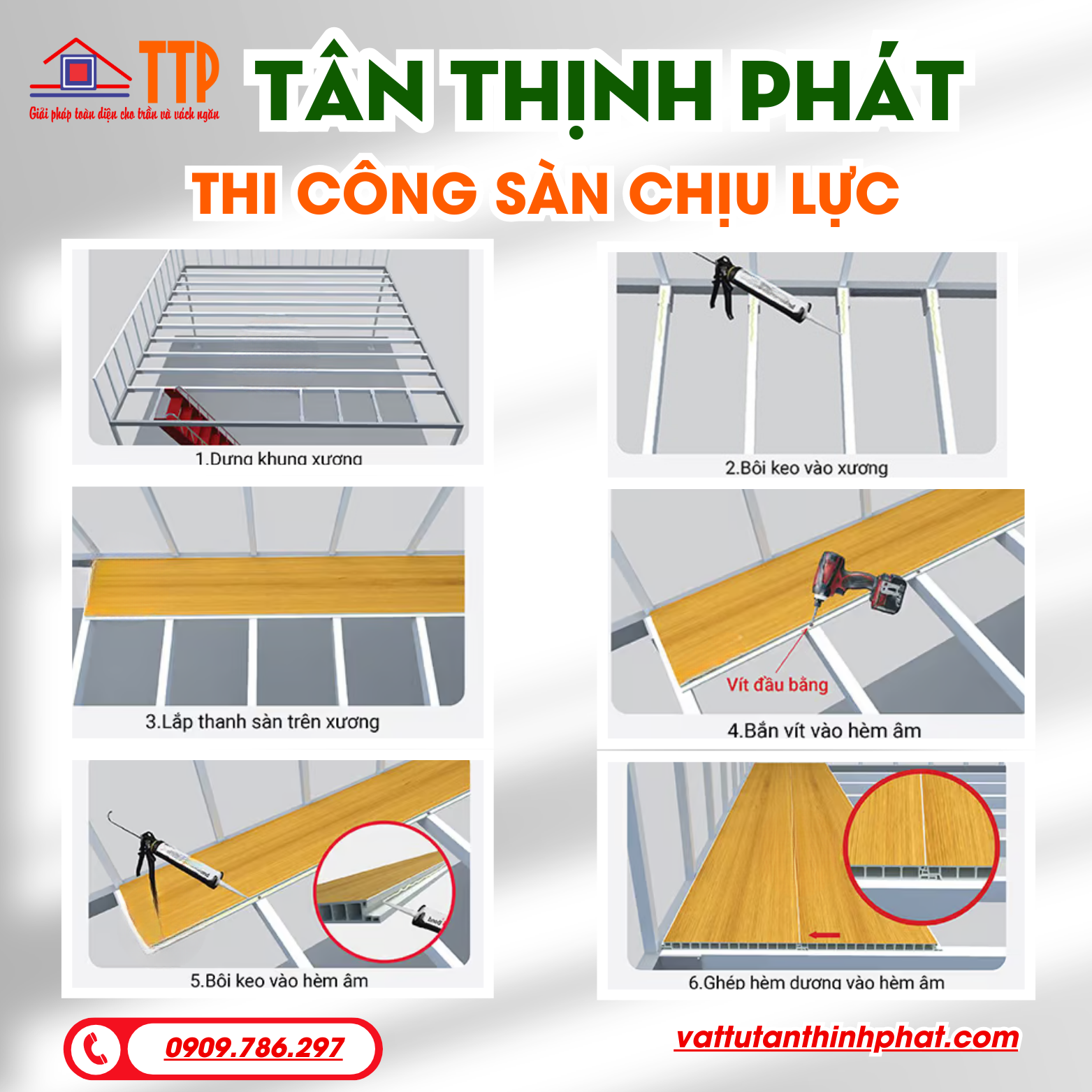 sàn chịu lực gác lửng