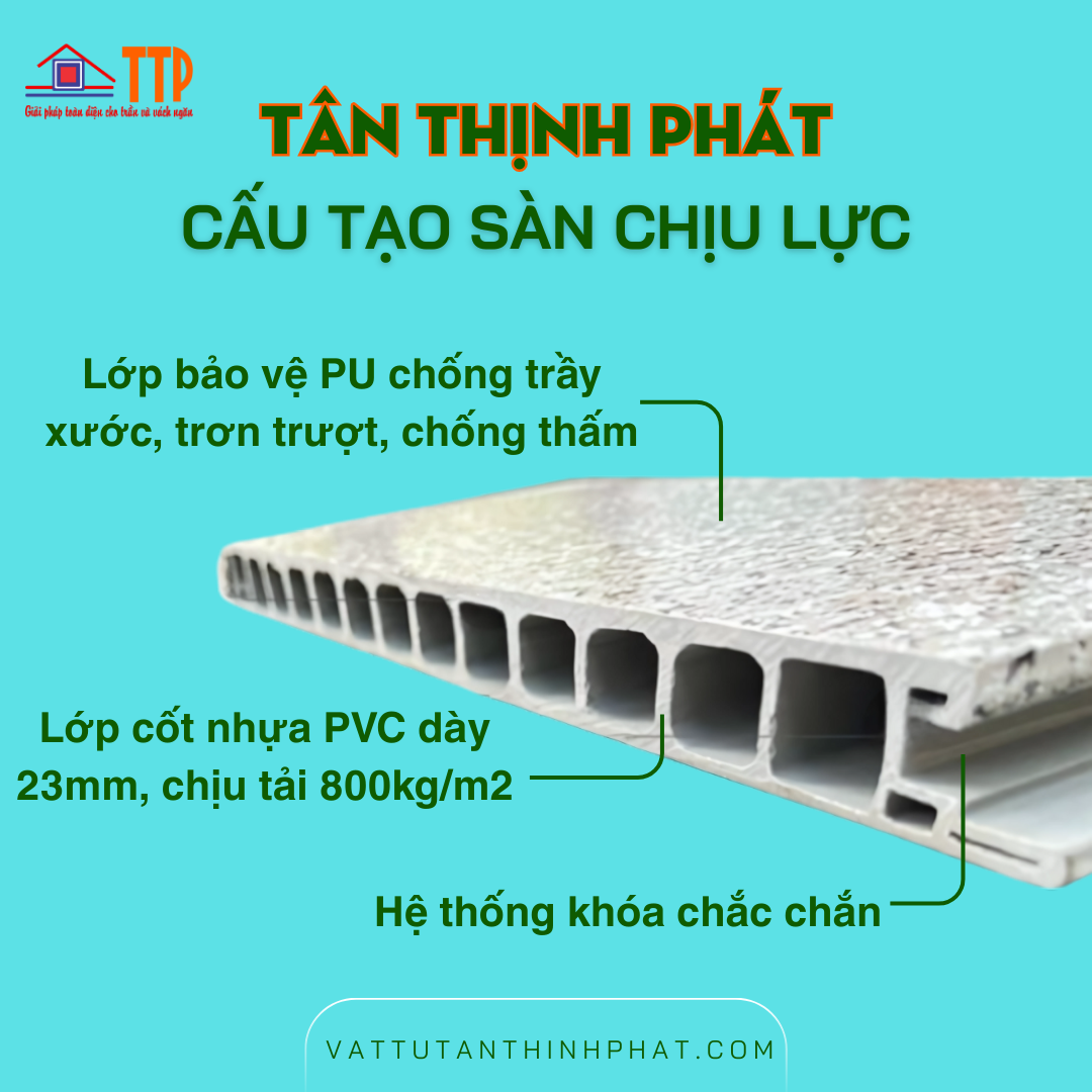 sàn chịu lực hèm khoá