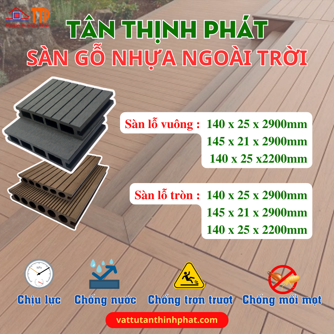 Sàn gỗ nhựa ngoài trời bà rịa vũng tàu Sàn gỗ nhựa ngoài trời bà rịa vũng tàu