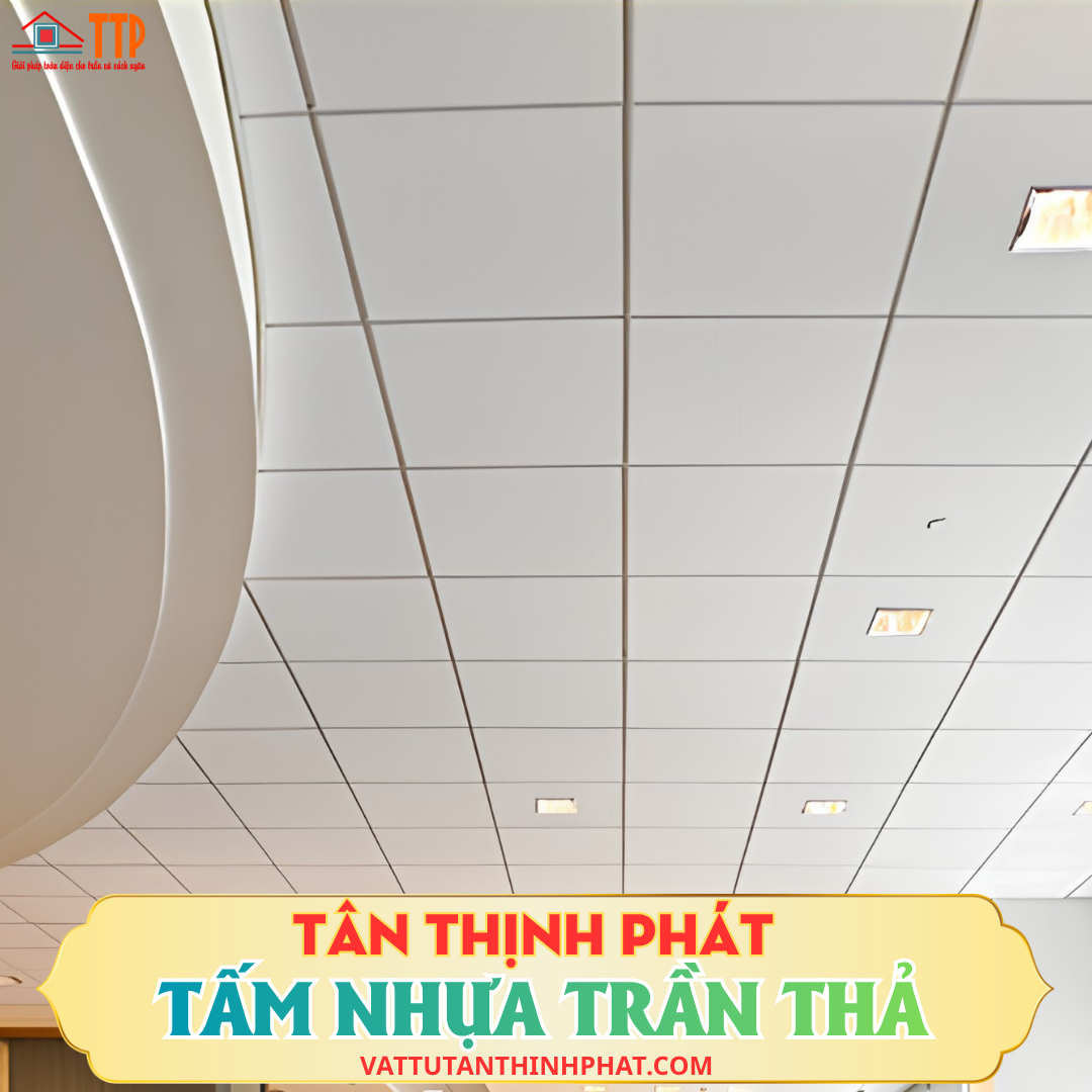 Trần thả thạch cao đẹp: Đặc điểm, ứng dụng thực tế, báo giá 2026 Trần thả thạch cao đẹp: Đặc điểm, ứng dụng thực tế, báo giá 2026