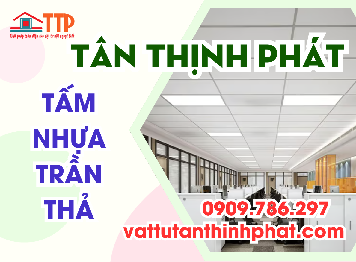 tấm nhựa trần thả bà rịa vũng tàu