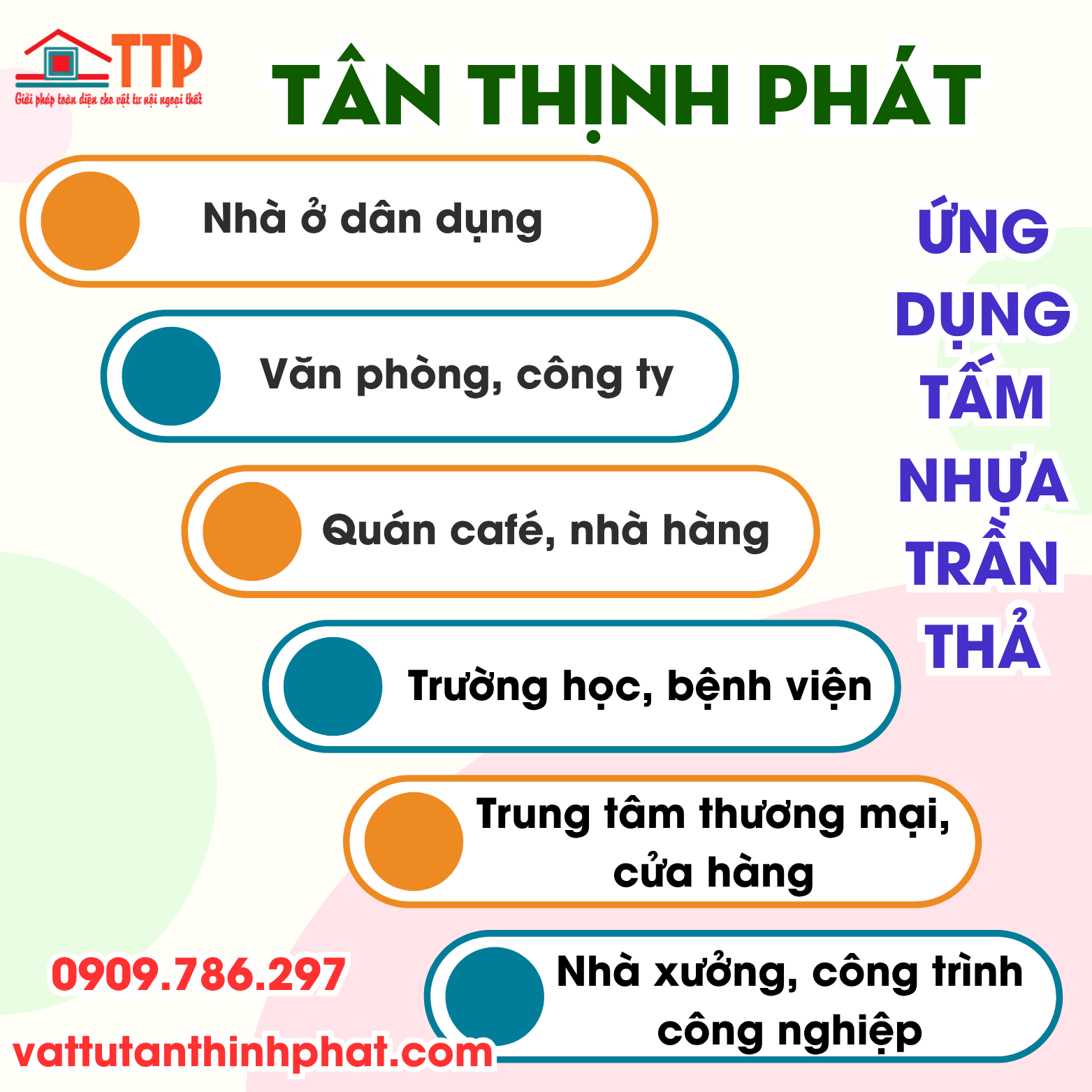 tấm nhựa trần thả bà rịa vũng tàu