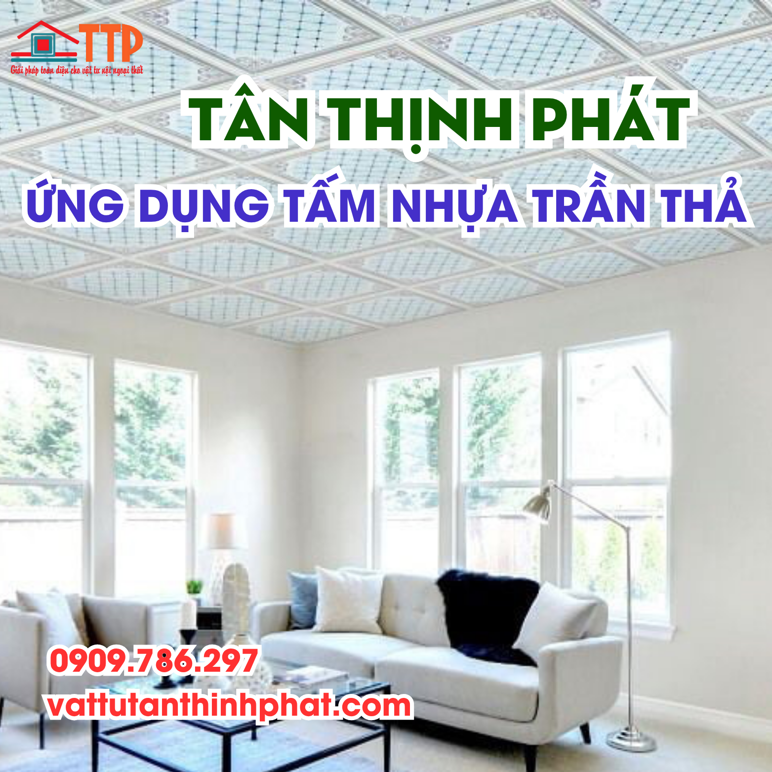tấm nhựa trần thả bà rịa vũng tàu