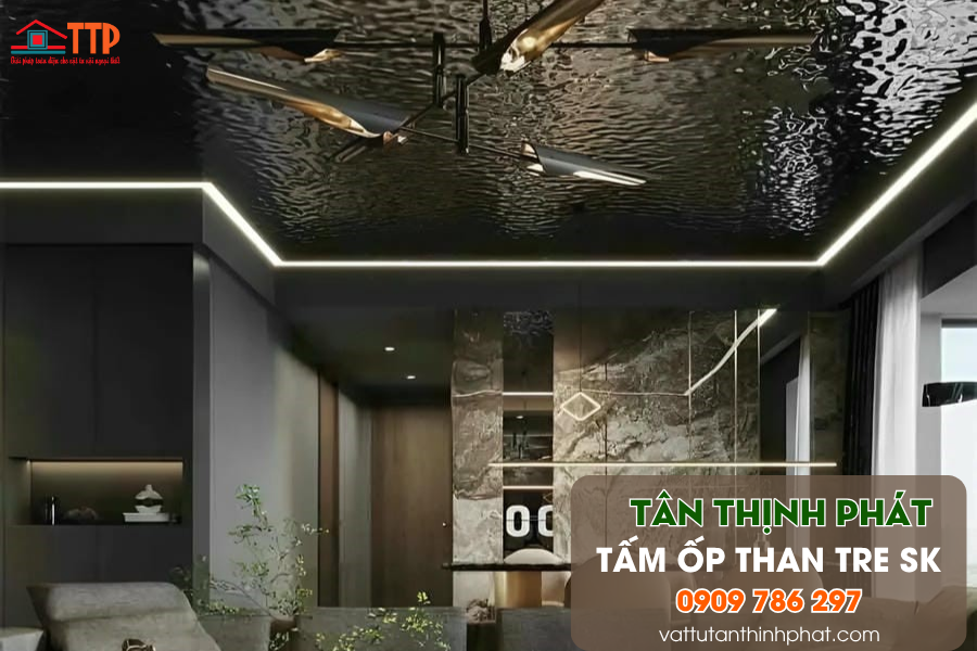 Tấm ốp than tre SK XU HƯỚNG NỘI THẤT LUXURY 2026