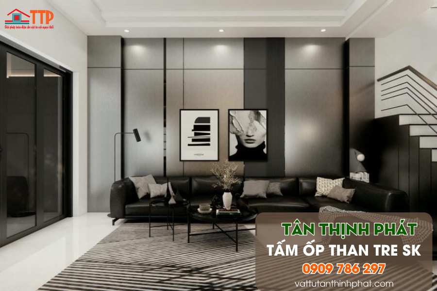 Tấm ốp than tre SK XU HƯỚNG NỘI THẤT LUXURY 2026