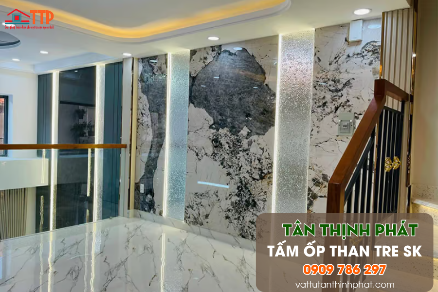 Tấm ốp than tre SK XU HƯỚNG NỘI THẤT LUXURY 2026