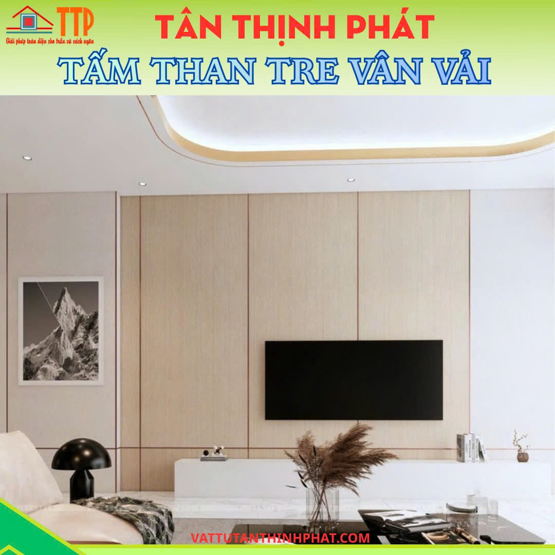Tấm ốp than tre vân gỗ, vải, kim loại, đá, gương 2026