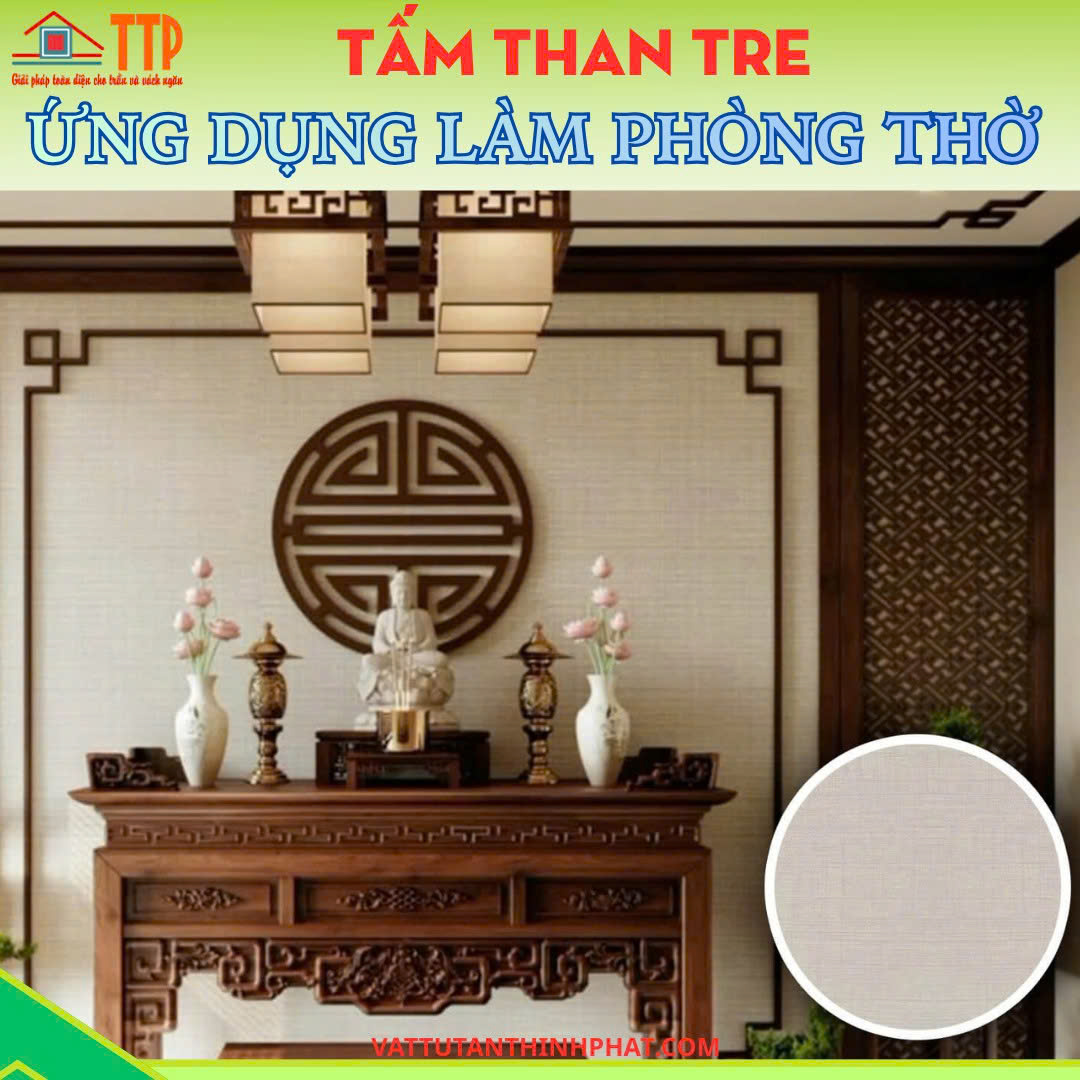 Tấm ốp than tre vân gỗ, vải, kim loại, đá, gương 2026