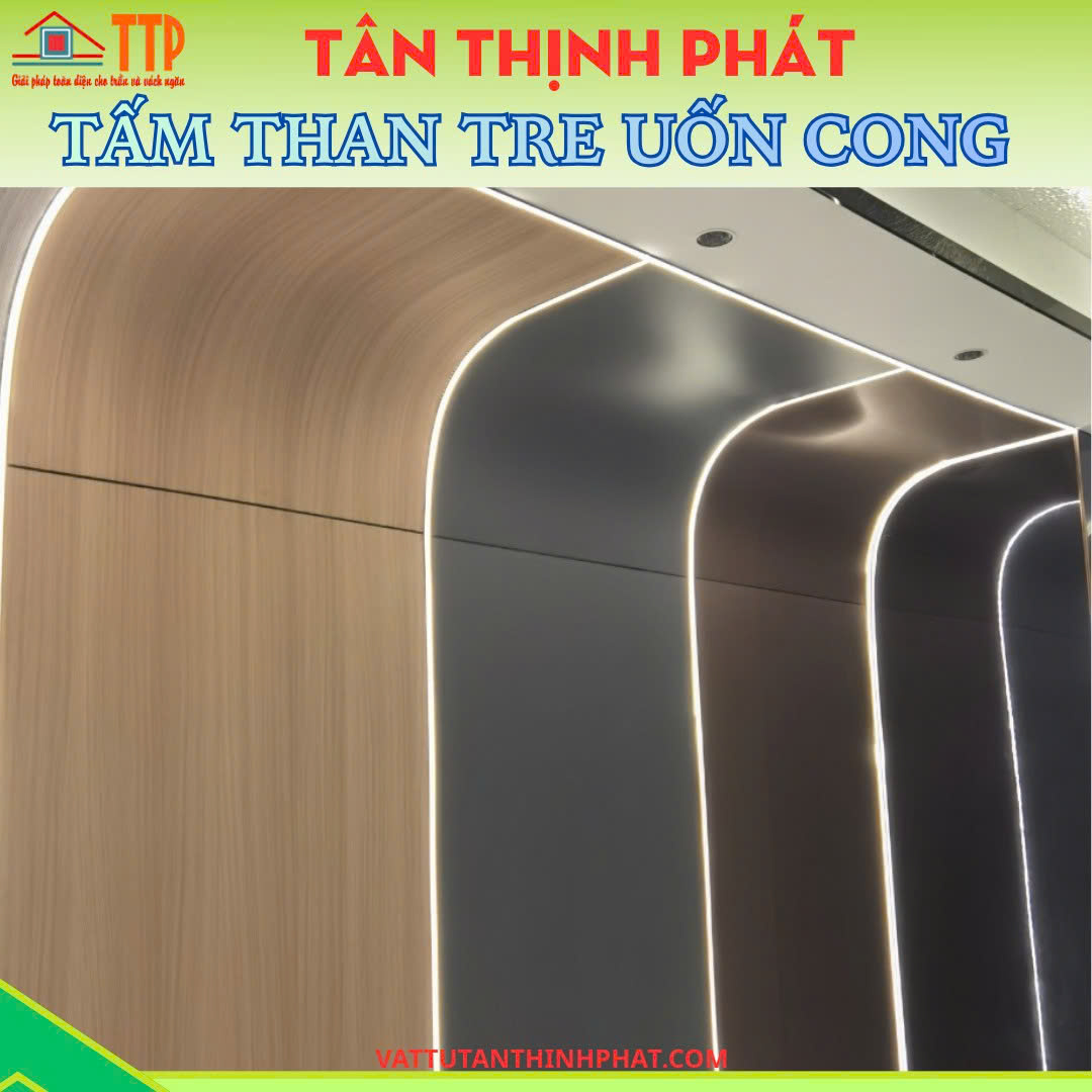 Tấm ốp than tre vân gỗ, vải, kim loại, đá, gương 2026