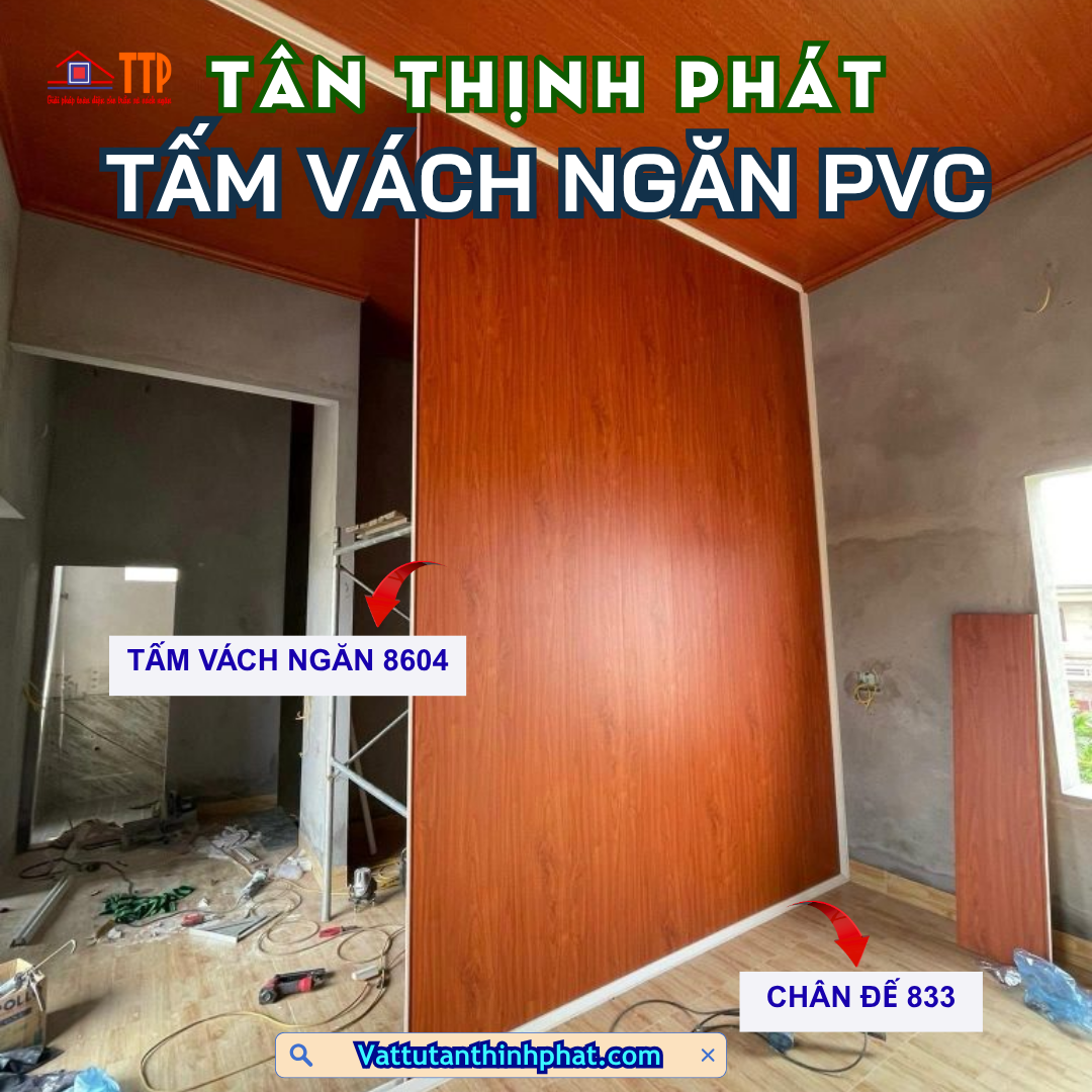 tấm vách ngăn pvc làm vách ngăn phòng khách, showroom tấm vách ngăn pvc làm vách ngăn phòng khách, showroom