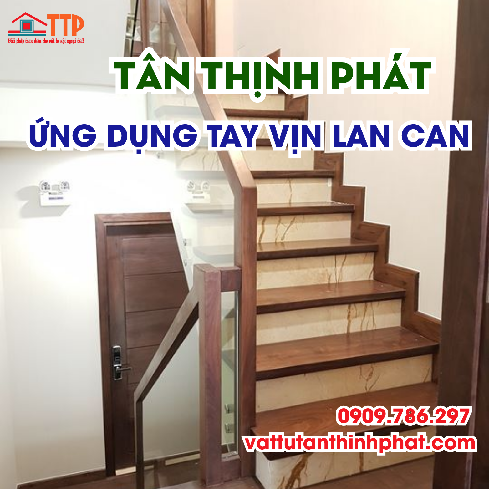 Tay vịn lan can gỗ nhựa composite: Giải pháp bền đẹp cho công trình ngoài trời