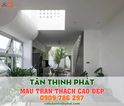 các mẫu trần thạch cao đẹp 2026