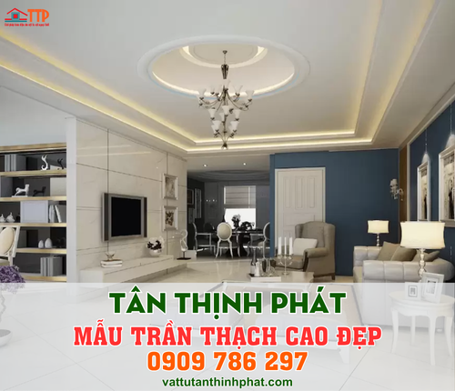 các mẫu trần thạch cao đẹp 2026