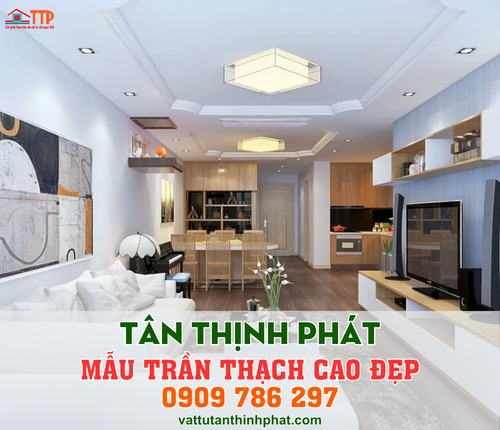 các mẫu trần thạch cao đẹp 2026