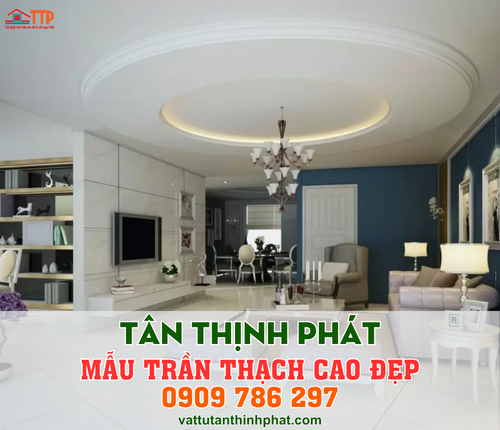 các mẫu trần thạch cao đẹp 2026
