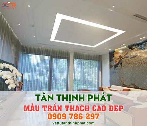 các mẫu trần thạch cao đẹp 2026