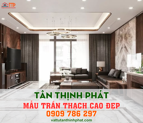 các mẫu trần thạch cao đẹp 2026